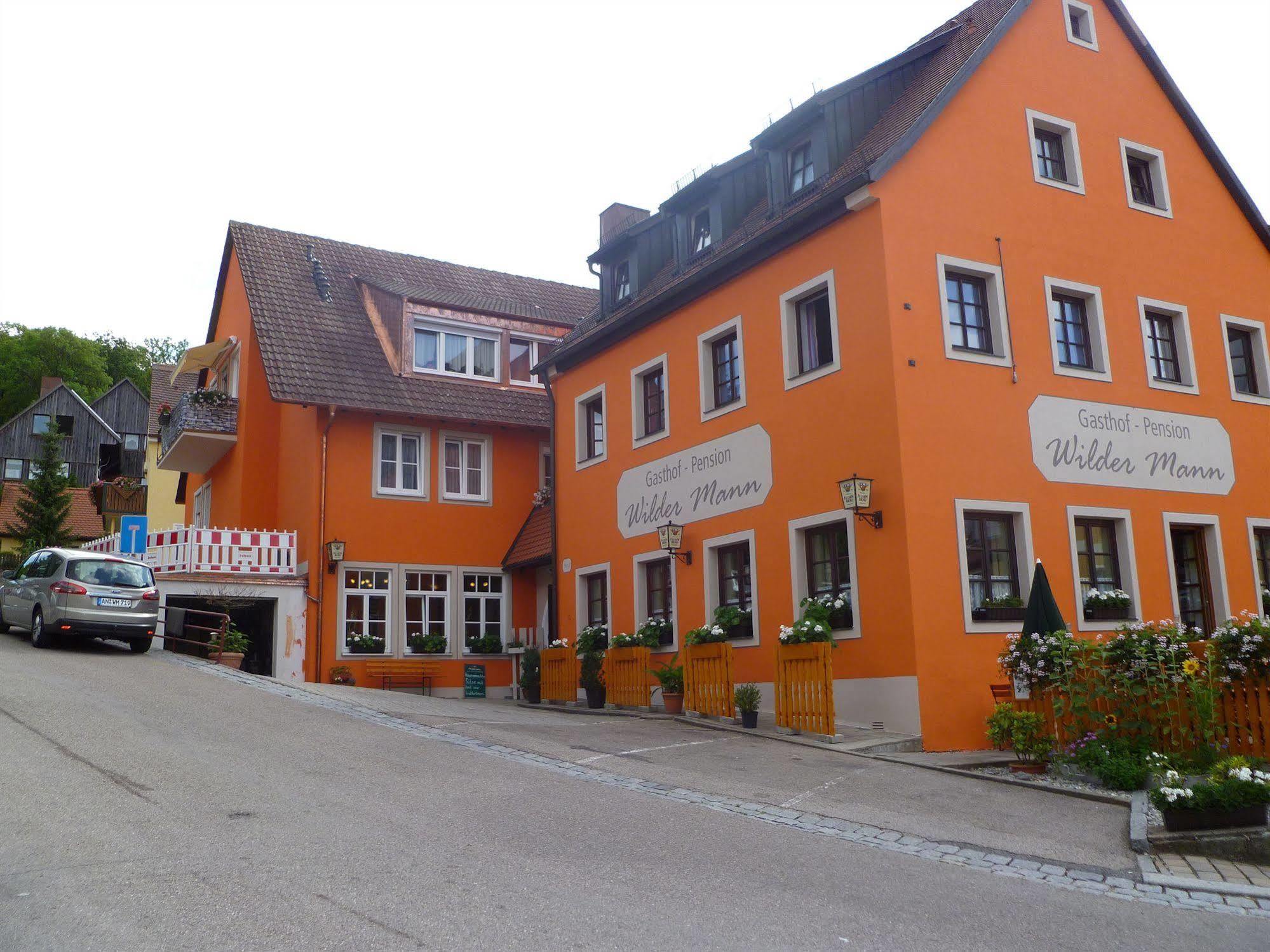 Hotel Wilder Mann Фойхтванген Екстериор снимка